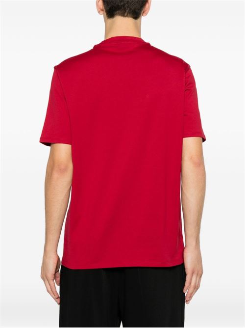 T-shirt uomo Emporio Armani rossa in jersey di cotone Pima EMPORIO ARMANI | EM004583AF13669M5150